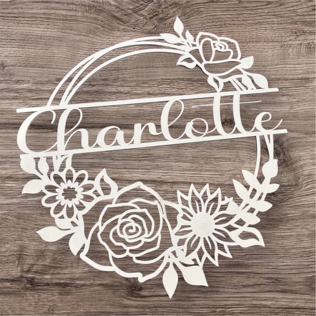 (image for) Floral Name Sign